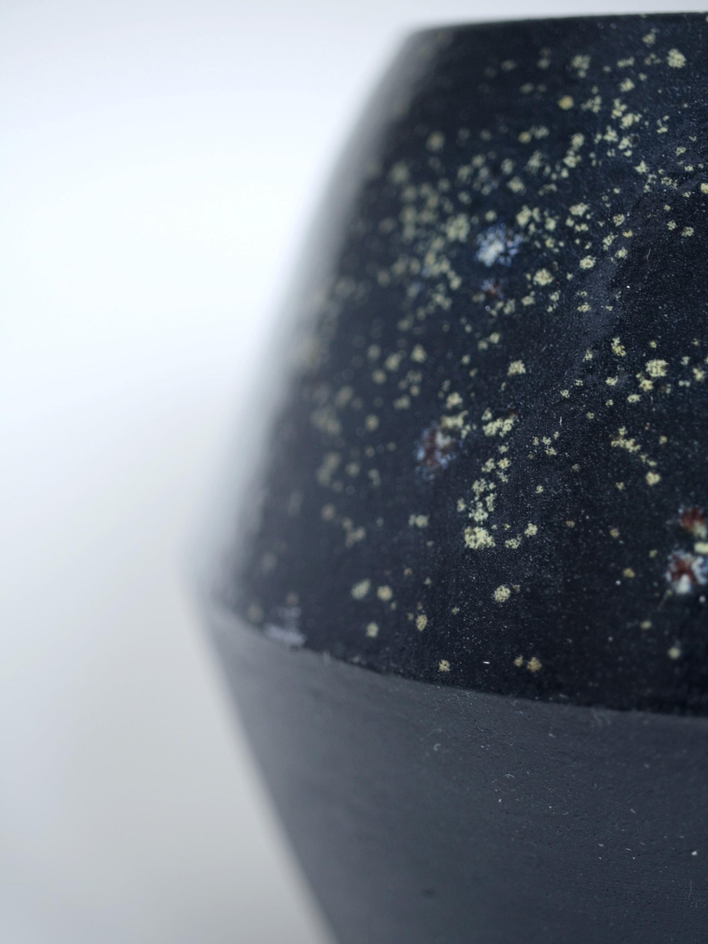 Small black vase