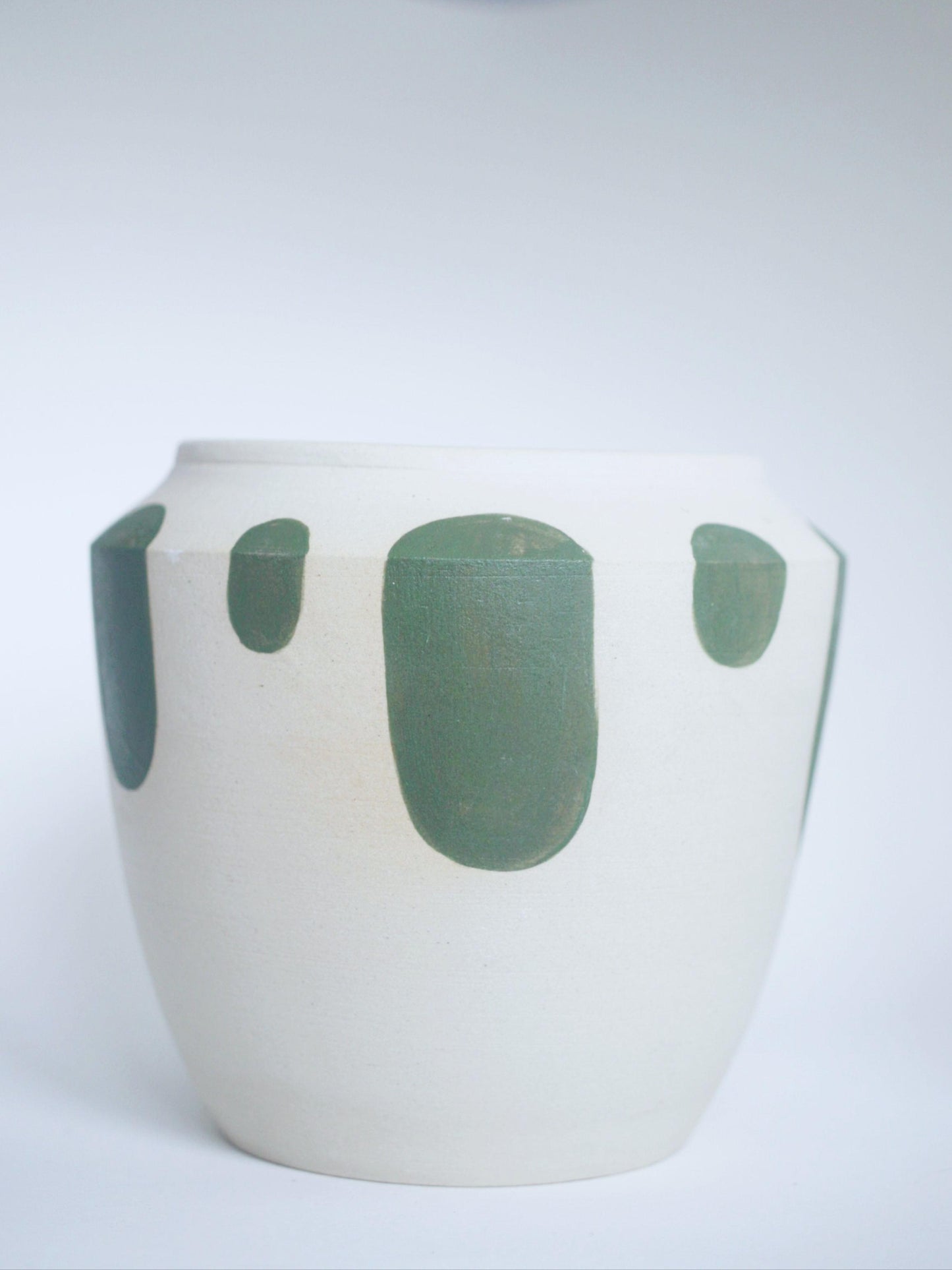 Vase - green shapes