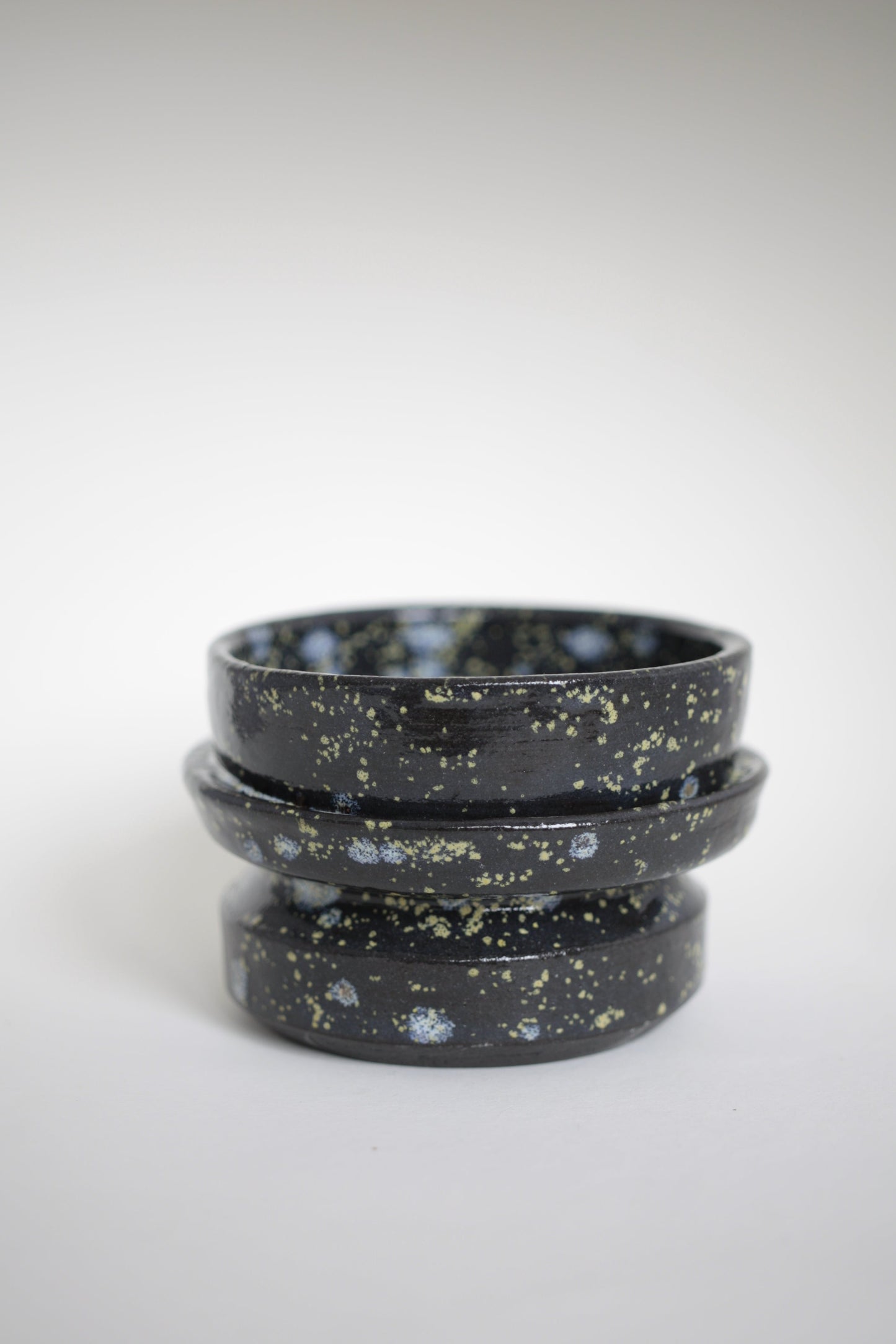 Black unique wavie cup