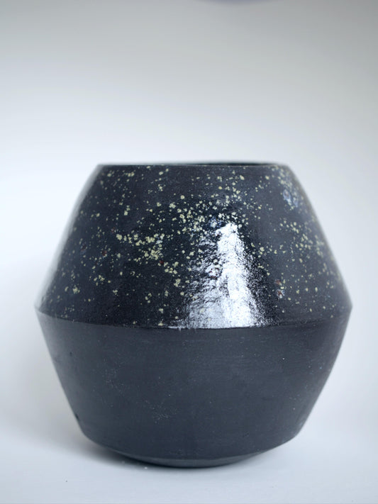 Small black vase