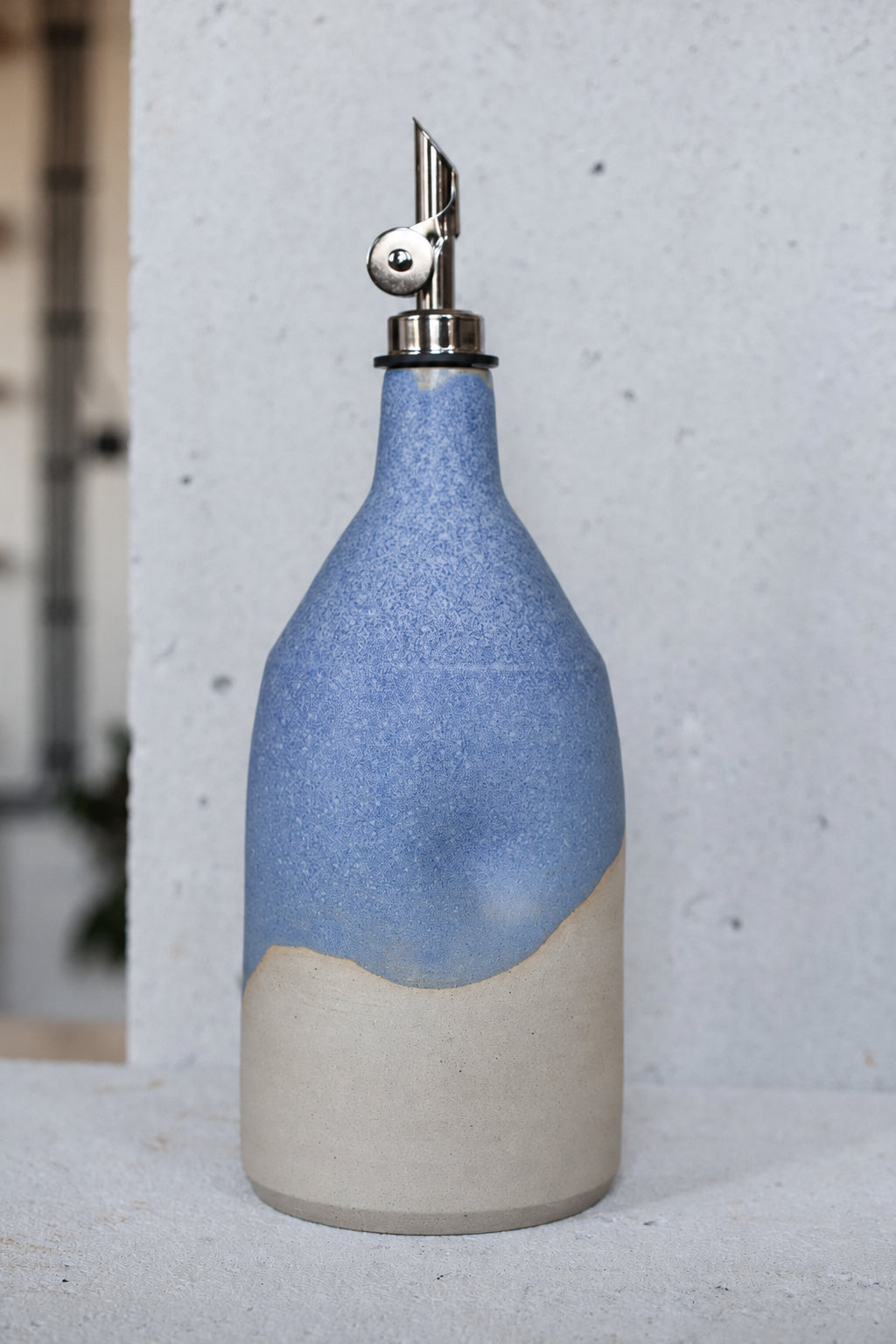 Ceramic in matt blue