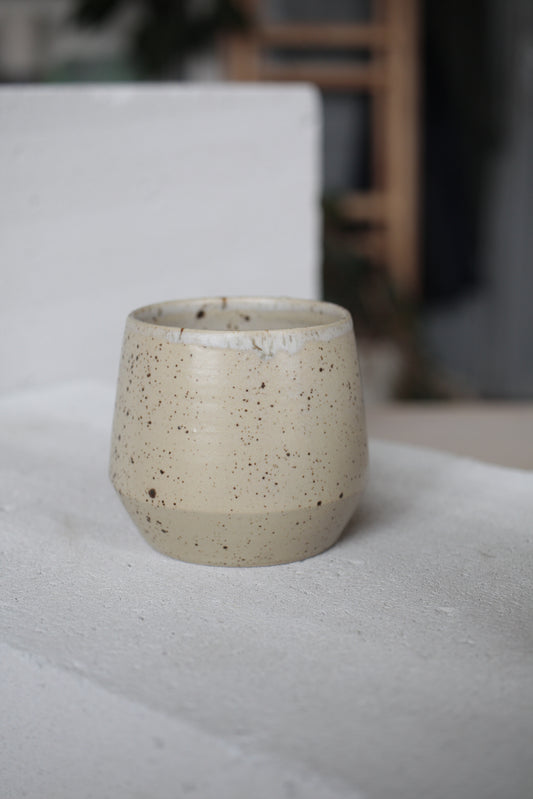 Medium malovaný pohárik "slzičkový" tvar