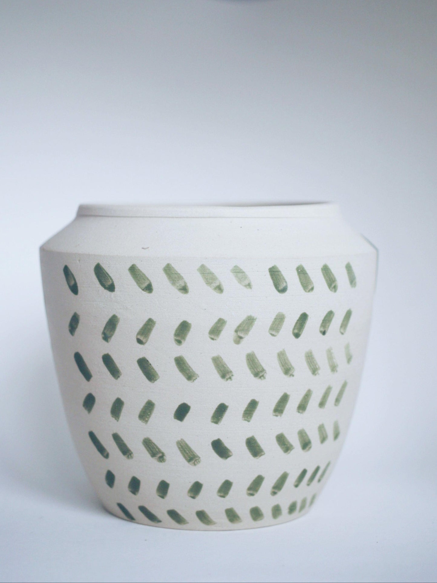 Vase - green shapes